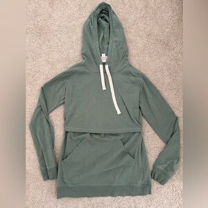 Boob design nursing hoodie Small